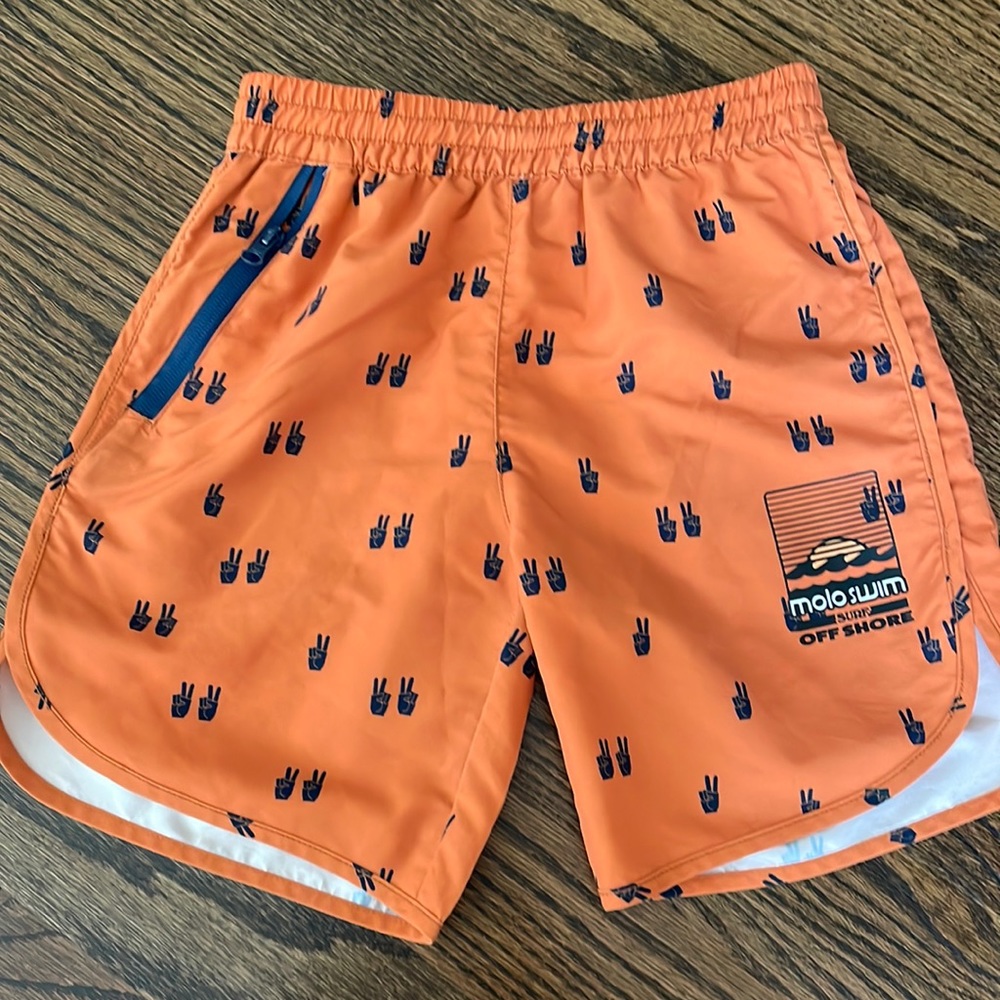 MOLO boys swim shorts SIZE 7/8. Like NEW.